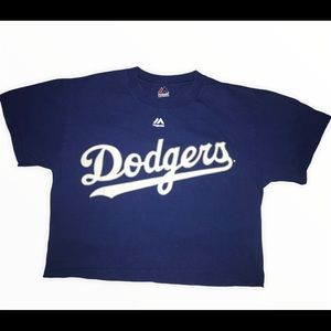 Dodgers crop top